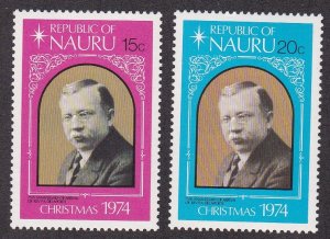 Nauru # 118-119, Reverend Delaporte, LH, 1/3 Cat.