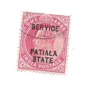 India Patiala 1903 - Scott #O21 *