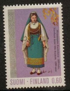 FINLAND SG828 1972 60p KAUKOLA GIRL MNH