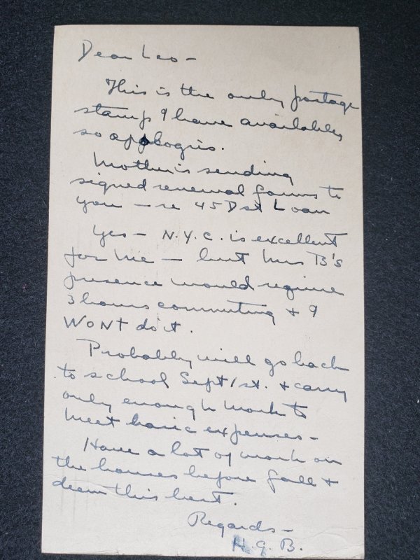 UX27. Jefferson, 1 cent, US Postal Cards.  Cancelled.VF cond.