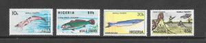 FISH - NIGERIA #437-40  MNH