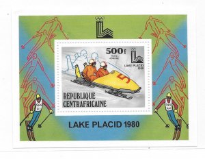 Central African Republic 1979 Winter Olympic Lake Placid S/S Sc C220 MNH C6