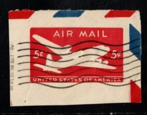 #UC15 5c Skymaster (Type 2)  Cut Square- Used