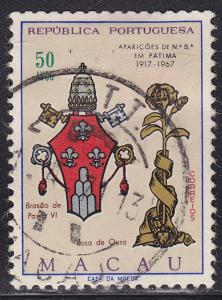 Macao 414  Papal Arms 1967