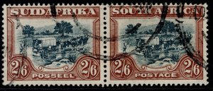 SOUTH AFRICA GV SG49, 2s 6d green & brown, FINE USED. Cat £120.