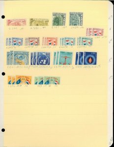 Paraguay Semi-Postal, Airmail & Official Duplicate Stock on Manila Stock Sheets