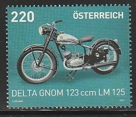 2015 Austria - Sc 2554 - MNH VF - 1 single - 1953 Delta-Gnom LM 125