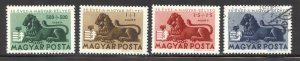 Hungary Scott B188-191 Unused/Used H - 1946 1st Postage Stamp 75th - SCV $9.00