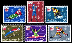 Romania 1976 Scott #2596-2601 Mint Never Hinged