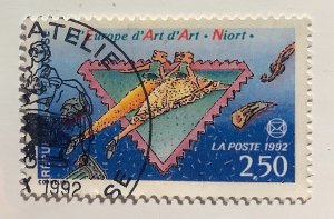 France 1992 Scott 2294 used - 2.50fr, Philatelic Societies Congress,  Niort