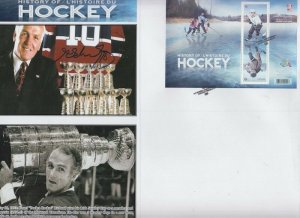 CANADA # 3039.01 - CANADA's HISTORY of HOCKEY on SUPERB FIRST DAY COVER # 1