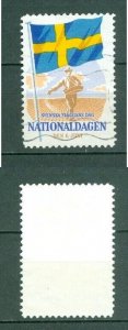 Sweden 1951 Poster Stamp. Cancel, National Day June 6. Swedish Flag. Farmer