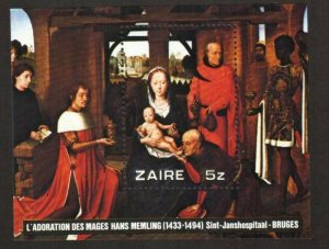 Zaire Stamp 934  - Adoration of the Kings by Memling