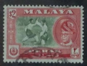 MALAYA PERAK $2 SG160  FINE USED