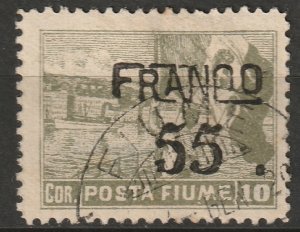 Fiume 1919 Sc 70 used