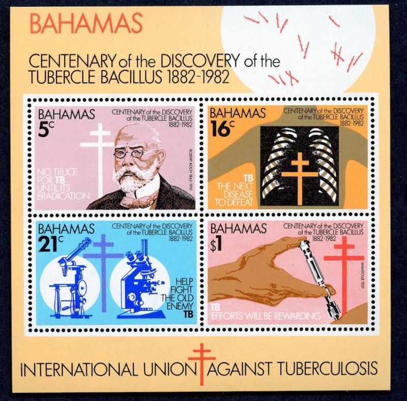 Bahamas # 508a, MNH  -  Souvenir Sheet of 4 stamps