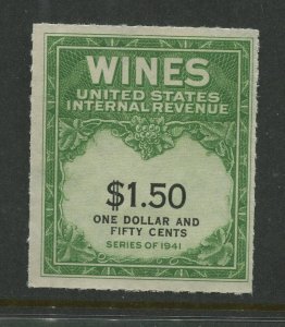 RE148  Wines Revenue Unused Stamp BY2162