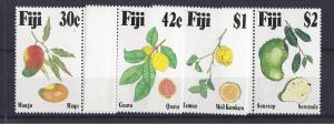 Fiji, 698-701, Tropical Fruit Singles,**MNH**