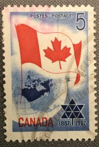 Canada # 453 Used