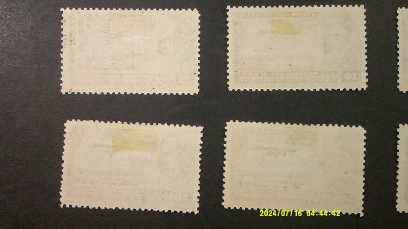 Mexico 1929 Airmail Scott# C5-C10 complete VF-XF Mint Hinged set of 6