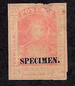 Hawaii 11S... Mint,OG,HR... Overprint Type A...  SCV $25.00