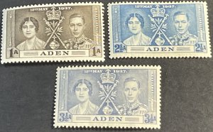 ADEN # 13-15-MINT/HINGED--COMPLETE SET--1937