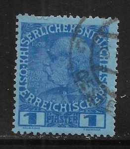 Austrian Offices in the Turkish Empire 58 1pi Franz Josef Used (z1)