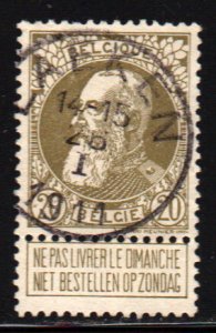 Belgium #86   used
