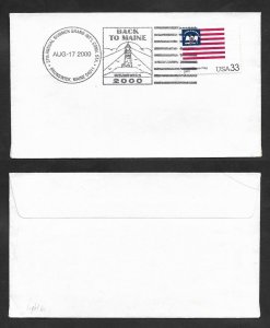 SE)2000 UNITED STATES, 35TH ANNUAL SUMMER CONVENTIONS, LIGHTHOUSES, FLAG 33C, FD