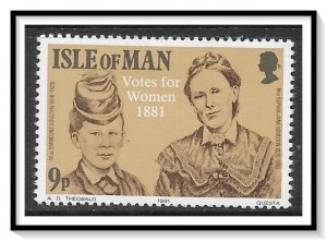 Isle of Man #197 Suffragettes MNH