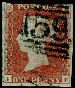 SG8, 1d red-brown, USED. Cat £30. PART TOWN POSTMARK. IF 