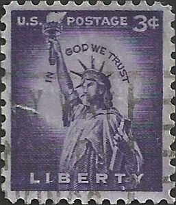 # 1035 USED WET PRINT STATUE OF LIBERTY    