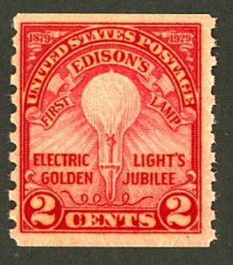 U.S. #656 MINT OG NH