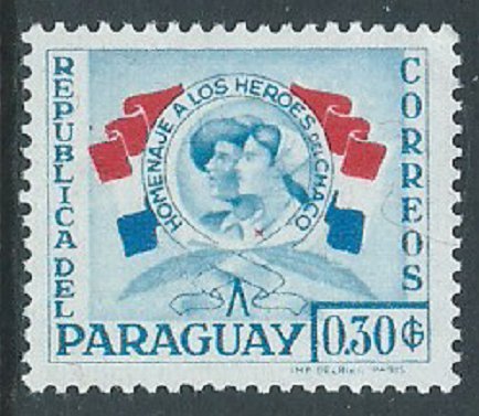 Paraguay, Sc #513, 30c MH