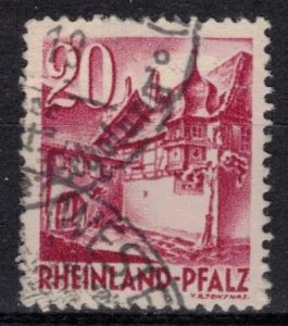 Germany - French Occupation - Rhine Palatinate - Scott 6N35