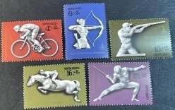 RUSSIA # B67-B71-MINT/NEVER HINGED---COMPLETE SET---SEMI-POSTAL---1977