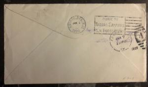 1929 Miami FL Usa first flight cover FFC To Nassau Bahamas FAM 7