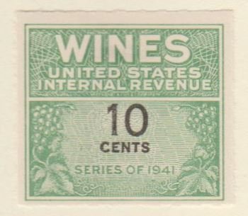 U.S. Scott #RE123 Revenue Stamp - Mint Single