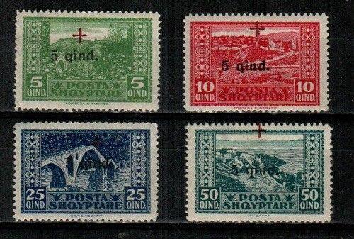 Albania Scott B1-4 Mint hinged (Catalog Value $44.00)