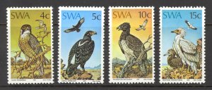 South West Africa Sc# 373-376 MNH 1975 4c-15c Protected Birds of Prey