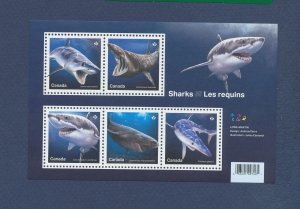 CANADA - Scott 3105 -  MNH  - Sharks, Fish 