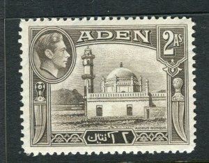 ADEN; 1938 early GVI issue fine Mint hinged Shade of 2a. value