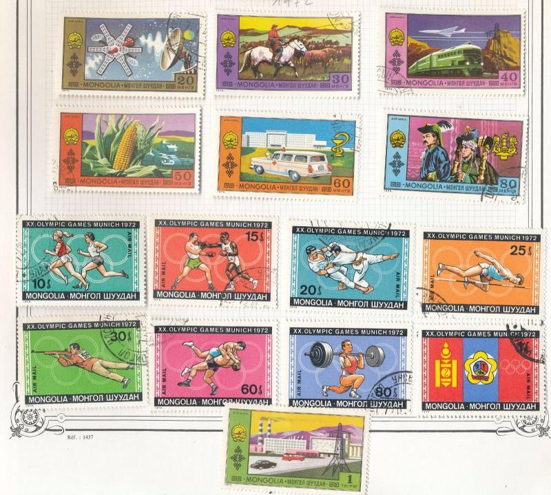 Mongolia 1960s/70s Space Sport Wildlife Aviation M&U(80+Stamps) Au7648