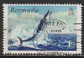 1972 Bermuda - Sc 293 - used VF - 1 singles - Wahoo