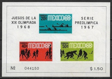 1967 Mexico 983a Summer Olympics MNH S/S