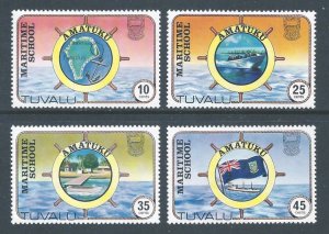 Tuvalu #166-9 NH Maritime School