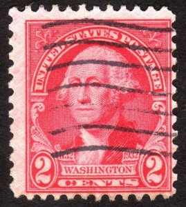 1932, US 2c, Washington, Used, Sc 707