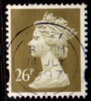 Great Britain - #MH256 Machin Queen Elizabeth II - Used