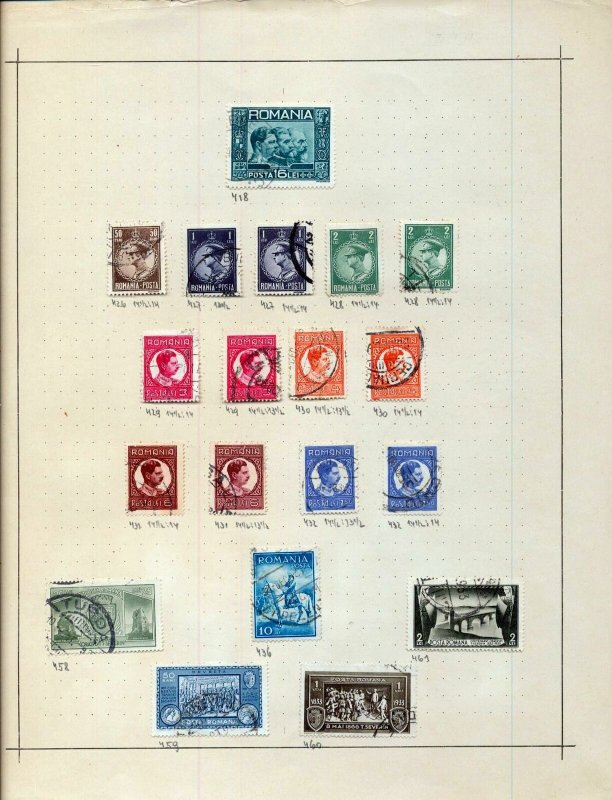 Bulgaria Romania Early M&U on 10 Pages (150+Items) (H00662