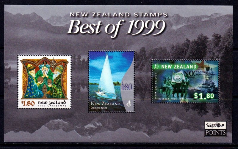 New Zealand 2000 Best of 1999 Mint MNH Miniature Sheet (1)